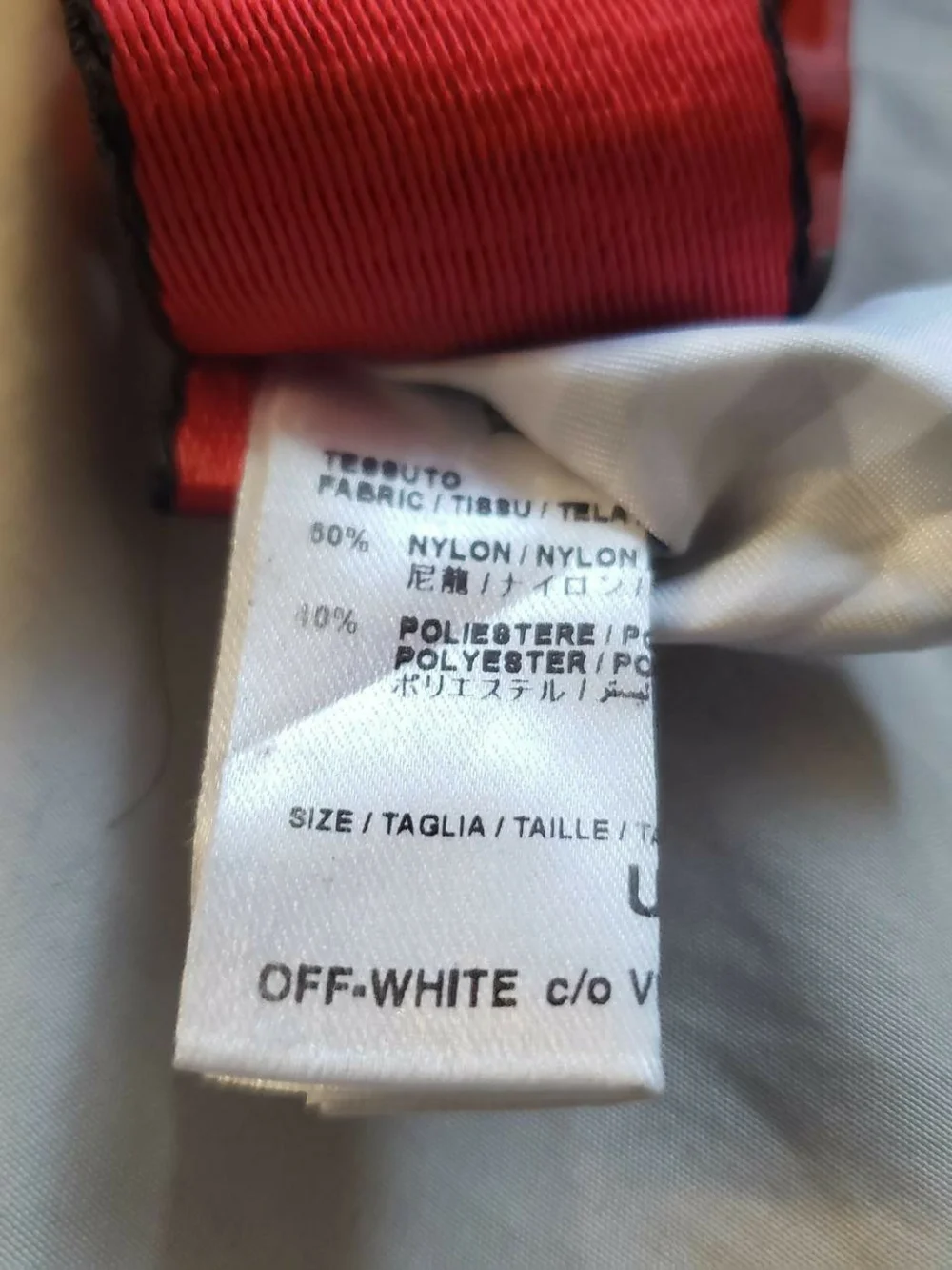 Off-White Red Belt